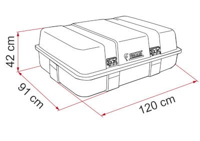 Fiamma Ultra-Box Top Roof Box Top 2