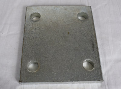 Metal Drop Plate - 4 Inch