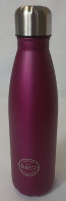 Thermal Bottle Flask 500ml Metallic Berry