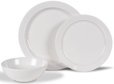 Kampa Dometic Classic White Melamine Set - 12 Piece