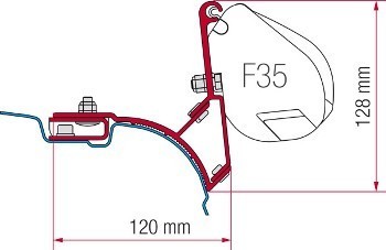 Fiamma Kit F35 VW T5 Transporter EU