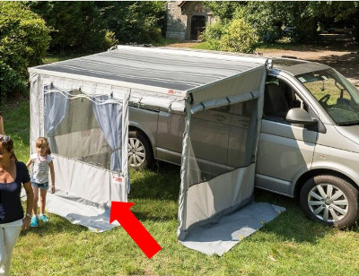 Fiamma Privacy Room F45 260 Van FRONT PANEL ONLY - SECONDS