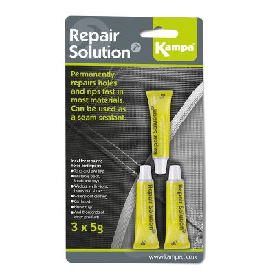 Kampa Repair Solution - 3 x 5g Tubes