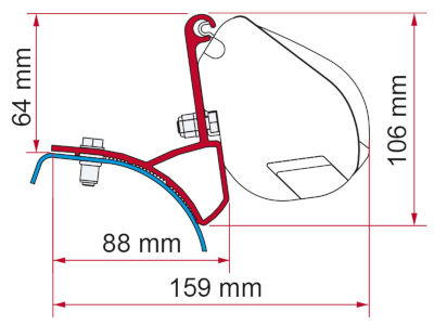 Fiamma Kit F35 Trafic, Vivaro, Primastar