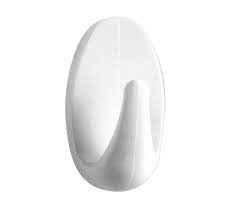 Large Adhesive Hooks - White