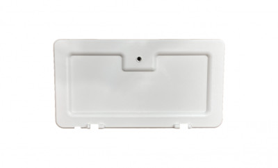 White NBB Battery Box Door - Snake