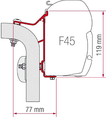 Fiamma Adapter Hymer Van / B2