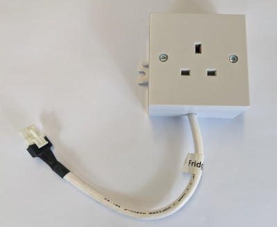 BCA Prewired 13A Mains Fridge Socket - BC17014