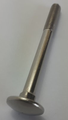 Carriage Bolt - Part Thread M5 x 50MM