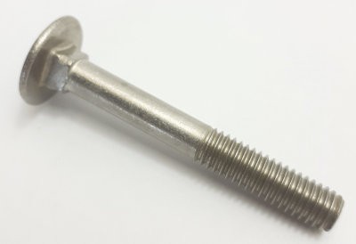 Carriage Bolt - Part Thread M6 X 50MM