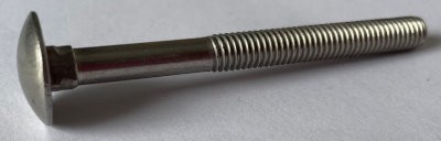 Carriage Bolt - Part Thread M6 x 65MM