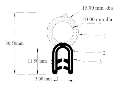 Composite Self-Grip Seal & Draught Excluder