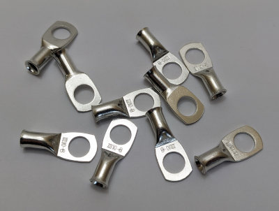 Copper Tube Terminals - 10mm2 x M8 (Pack of 10)