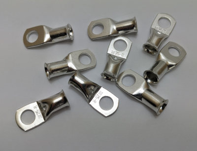 Copper Tube Terminals - 25mm2 x M8 (Pack of 10)