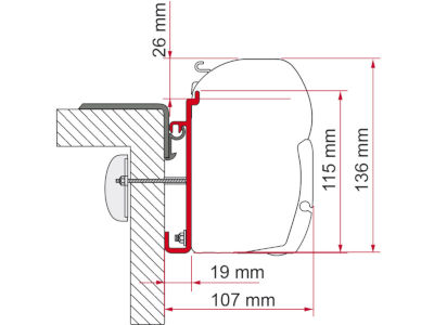 Fiamma Adapter Kit Rapido 9