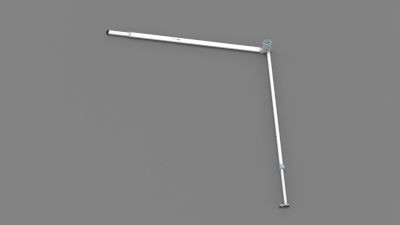 Fiamma Caravanstore 13/14 Leg and Rafter Assembly - 225 Right Hand