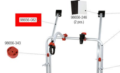 Fiamma Carry Bike T4 Upper Rear Profile