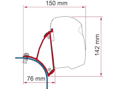 Fiamma F43 Kit VW T5/T6 Lift Roof Right Hand Drive