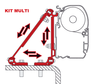 Fiamma Adapter Kit Multi