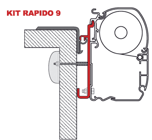 Fiamma Adapter Kit Rapido 9