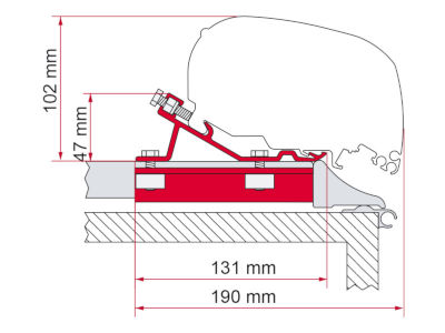 Kit F65 - F65 S Fixing-Bar