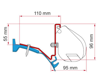 Fiamma Kit F35 Ford Custom Capland / Capfun