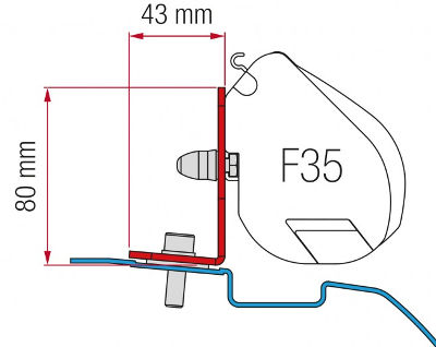 Fiamma Kit F35 Nissan NV200