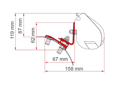 Fiamma Kit F35 Pro Adapter PSA