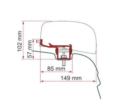 Fiamma Kit F40 Nissan NV350
