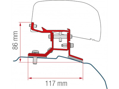 Fiamma Kit F40 - Ford Custom L2