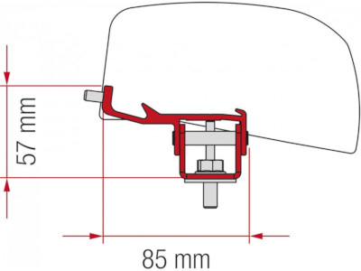 Fiamma Kit F40 Nissan NV350