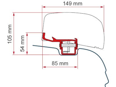 Fiamma Kit F40 VW T5/T6