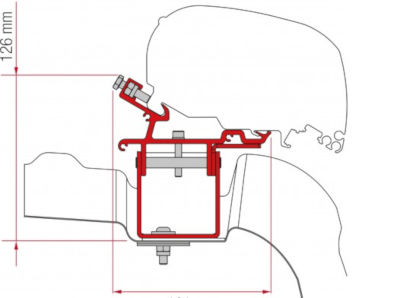 Fiamma Kit F80 VW Crafter / MAN L3H3 - EU