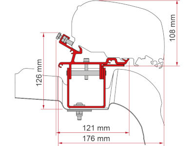 Fiamma Kit F80 VW Crafter / MAN L3H3 - UK	