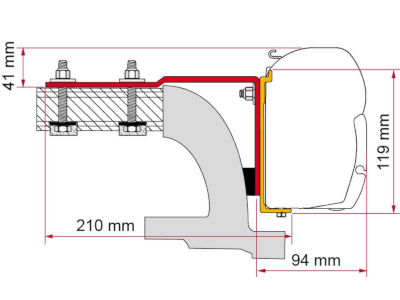 Fiamma Kit Mercedes Vito