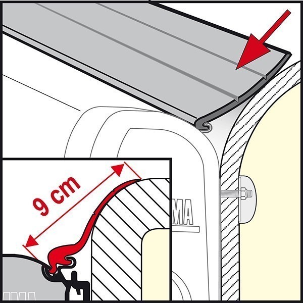 Fiamma Water Seal - Rain Guard Large