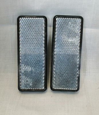 Front Reflector - Rectangle Stick On (Pair)