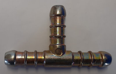 Gas Nozzle Connector Equal T Piece 8mm