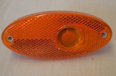 thumbnail image 2 of HELLA Right Side Marker Light - Red & White Lamp For Caravan & Campervan (Passenger Side) 2 of 2