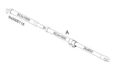 Isabella CarbonX A-raft pole Loggia