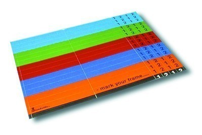 Isabella Coloured labels for poles (1 pcs)