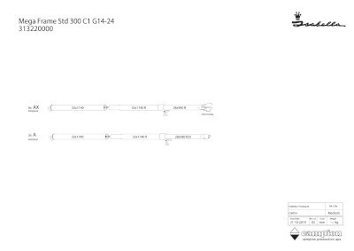 Isabella Mega Frame 300 Standard C1 14/23 MegaFix