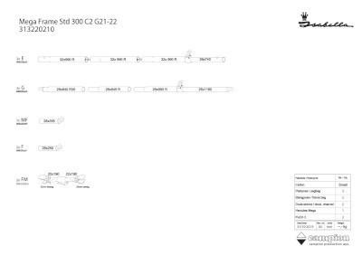 Isabella Mega Frame 300 Standard C2 21/22 MegaFix