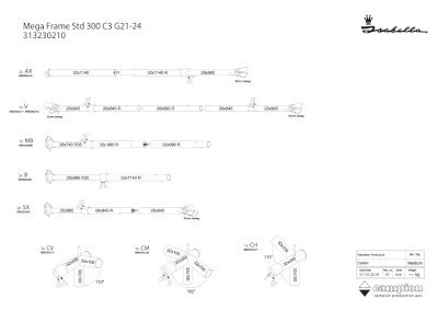 Isabella Mega Frame 300 Standard C3 21/23 MegaFix