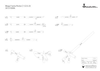 Isabella Mega Frame Penta C1 12/25 MegaFix