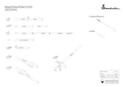 Isabella Mega Frame Penta C5 25. MegaFix