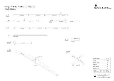 Isabella Mega Frame Prisma C3 22/23 MegaFix