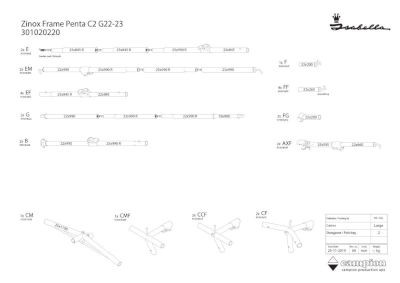 Isabella Zinox Frame Penta UniCut C2 22/23 T-Rex