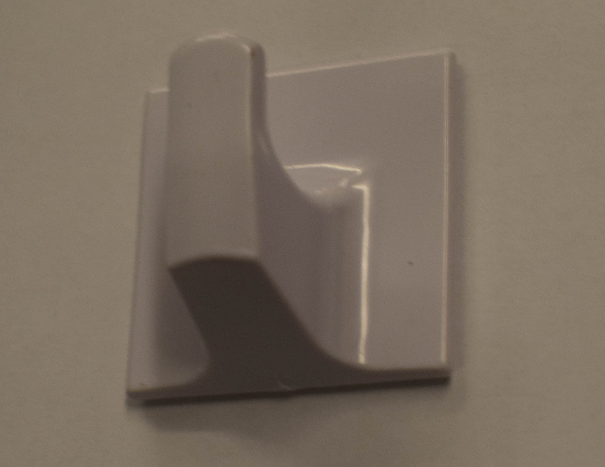 Large Adhesive Hooks - White (Pair)