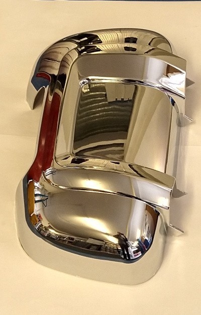 Wing Mirror Protection Covers Chrome - Ducato Motorhome